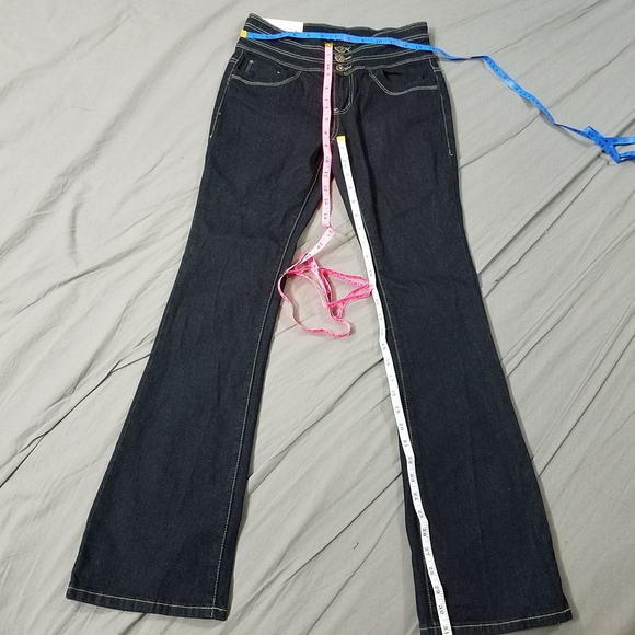 Freestyle jeans revolution jeans flare boot jeans blue women's size 5 NEW - Picture 4 of 10